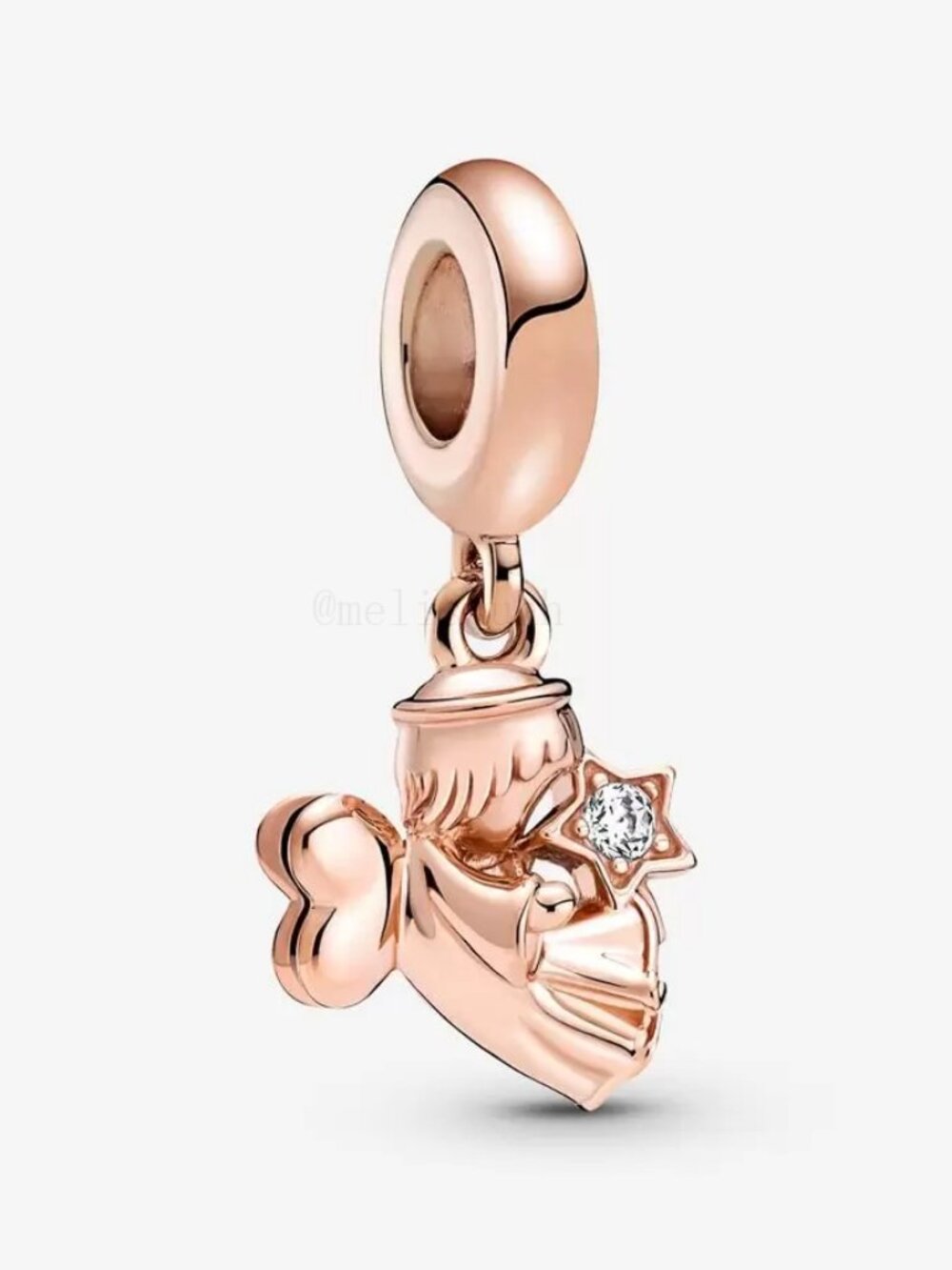 Pandora Heart Winged Angel Dangle Charm
